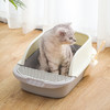 半封闭猫砂盆大号小号宠物猫厕所顶入式防外溅猫厕所盆 商品缩略图1