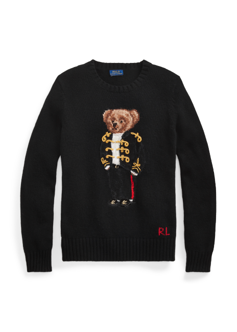 【双旦】polo ralphlauren 2020年冬女士假日polo小熊羊毛毛衣