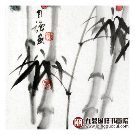 李自强《红红樱桃》68*68cm 花鸟斗方作品 茶室/餐厅挂画 商品图6