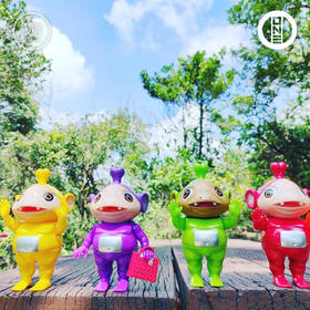 现货 壹工坊 天线怪兽 套装 搪胶 限定 潮玩 摆件