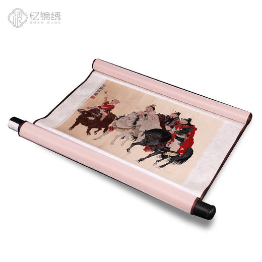 真丝古蜀锦-三顾茅庐 商品图1