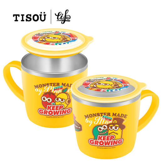 进韩国爱婴小铺儿童316不锈钢水杯学饮杯牛奶杯250ml 商品图2