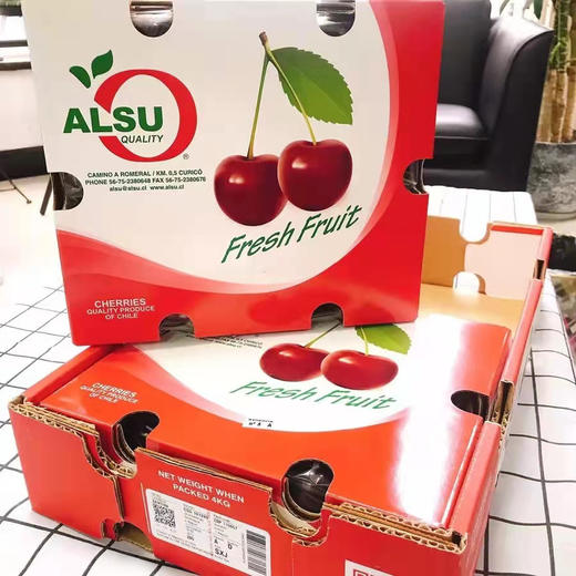 智利 奥数ALSU车厘子🍒4斤装左右/盒 3J大果 SANTINA❣高品质，热卖中💥 奥数真的是不可多得的空运好货✔个个漂亮，个个脆甜浓郁😋  无di黑车 嘎嘣脆甜 车厘子味浓郁 商品图12
