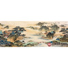 侯志明《自古山水含清晖》68*178cm 山水横幅作品 茶室/客厅挂画 商品缩略图1