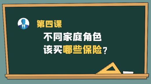 第四课：不同家庭角色，该买哪些保险？ 商品图0