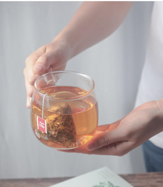 一张顺卡+1盒玫瑰荷香茶，茶香味甘冲饮方便。湿浊。一盒20袋三角茶包-CG 商品图2