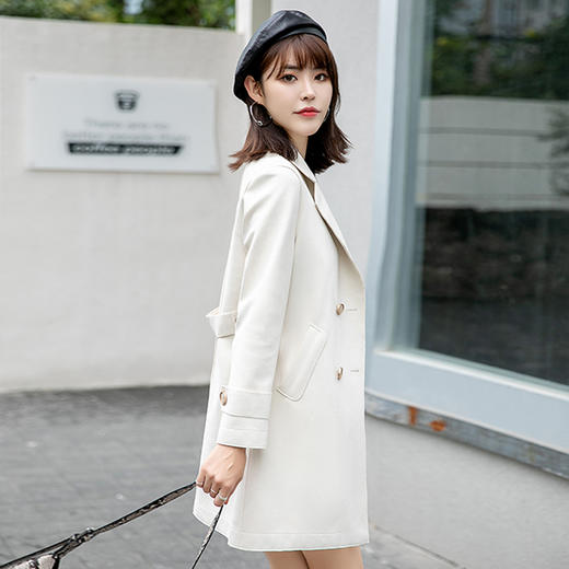 卡姿cagzl冬季简约休闲中长款小外套