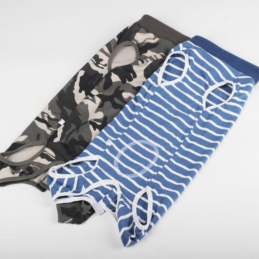 亚马逊新款宠物绝育手术服透气高弹力狗狗断奶绝育术后四脚护理衣服 商品图4