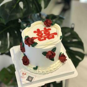 领证仪式蛋糕（进口淡奶油+新鲜水果）（提前3小时预定）