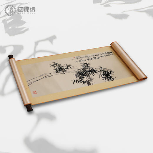 真丝织锦-竹 商品图0