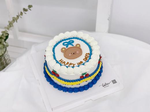 复古可爱小熊奶油蛋糕 商品图0