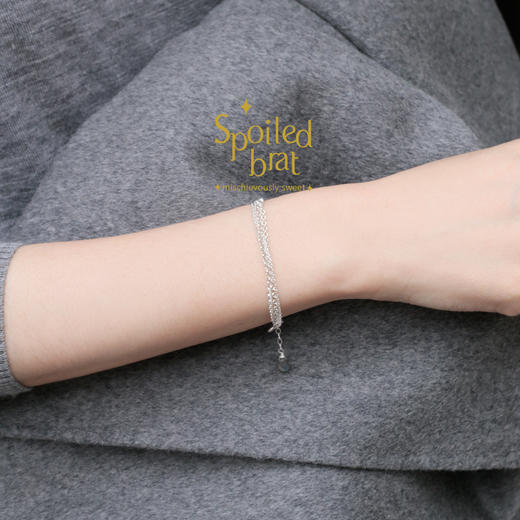 spoiledbrat jewelry金银色卯钉手链 商品图4