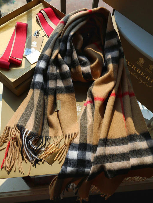 BBR灵魂款，经典格纹围巾3色 商品图2