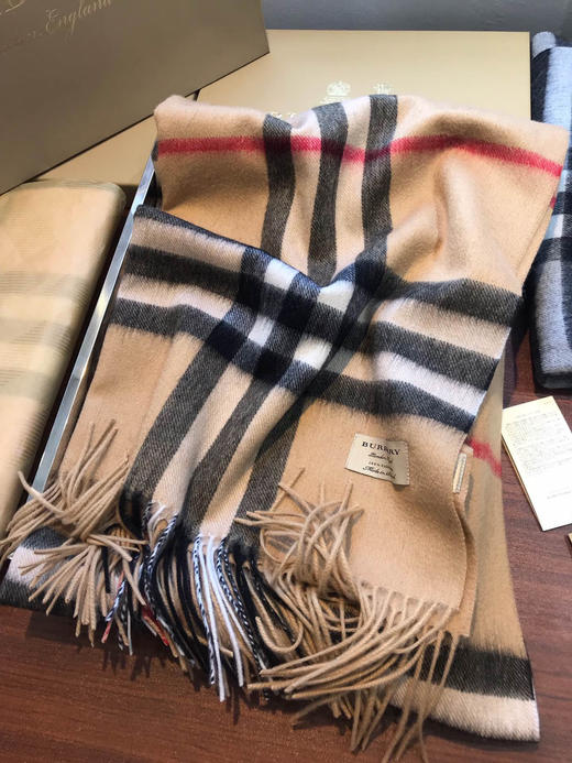 BBR灵魂款，经典格纹围巾3色 商品图0