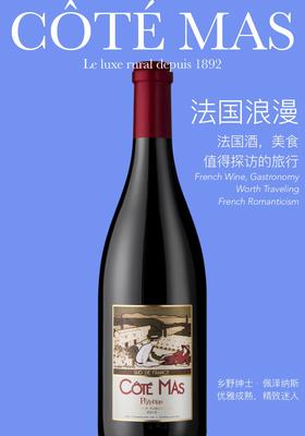 乡野绅士 佩泽纳斯村庄红葡萄酒2018 Cote Mas Cru Pezenas Rouge 2018 - Languedoc