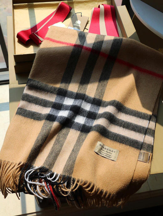 BBR灵魂款，经典格纹围巾3色 商品图3