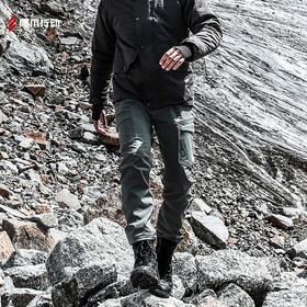 鹰爪行动征服者战术软壳裤冬季加绒保暖户外冲锋裤