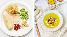 青豆贡梨银耳羹