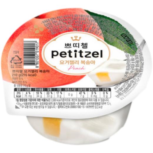 白雪 酸奶味蜜桃果肉果冻210g 商品图0