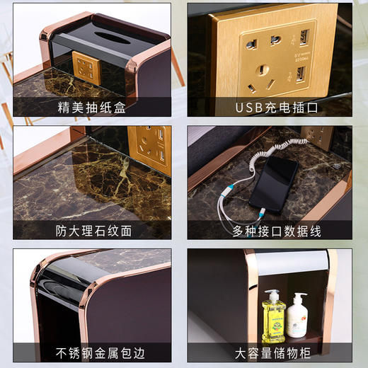 高端足疗茶几SAP馆会所桑拿按摩浴场柜美甲美容防腐防潮足浴茶几 商品图1