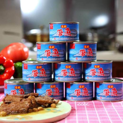 渤海带鱼罐头12罐组 商品图0