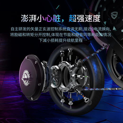 正步新款电动自行车智能APP折叠电动车小型车代驾助力代步电瓶车 商品图4