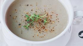 无油土豆蘑菇浓汤