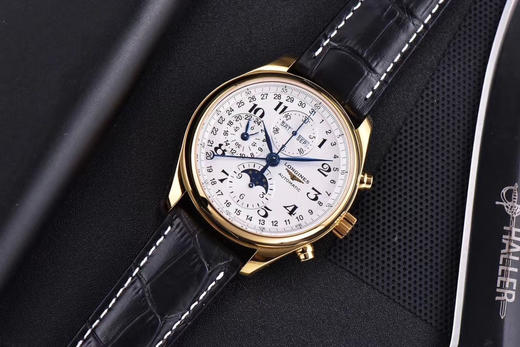 3M浪琴名匠优雅系列42mm大号月相男表，官方型号L2.773.4.78.3（具体型号看颜色搭配），100%原装分解开模生产 商品图10