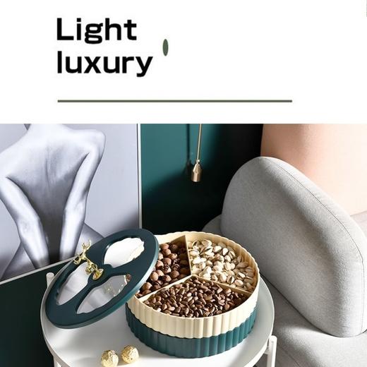北欧干果收纳盒客厅坚果零食糖果盘 商品图3