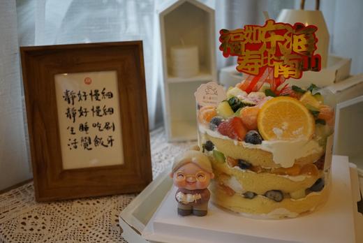 水果裸蛋糕老奶奶祝寿 商品图2