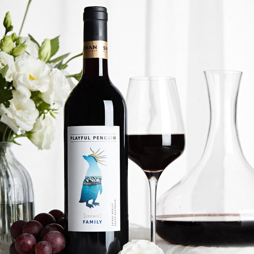澳大利亚风趣企鹅家族西拉美乐红葡萄酒750ml    2瓶包邮 商品图2