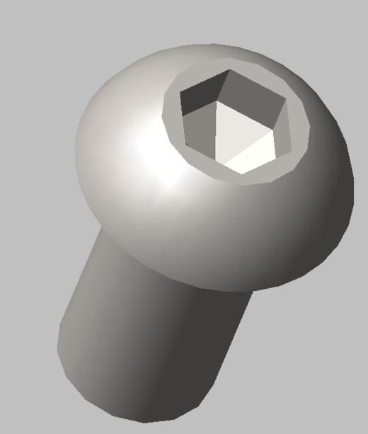 内六角半圆头螺钉_镀铬_10.9级 商品图2