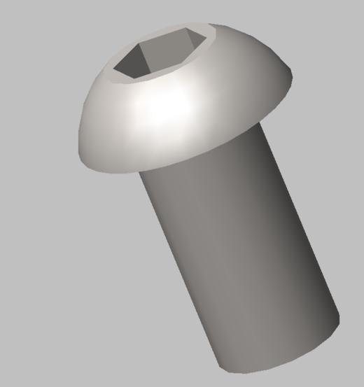 内六角半圆头螺钉_镀铬_10.9级 商品图0