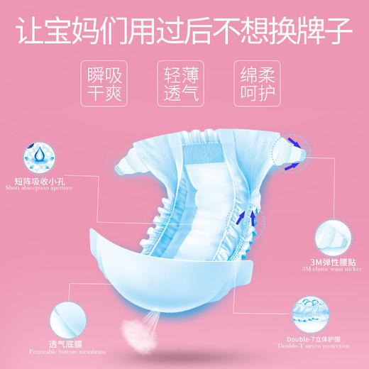 德国BBU云棉系列纸尿裤/拉拉裤 商品图1
