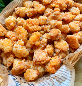 低脂无油 | 空气炸锅版鸡米花