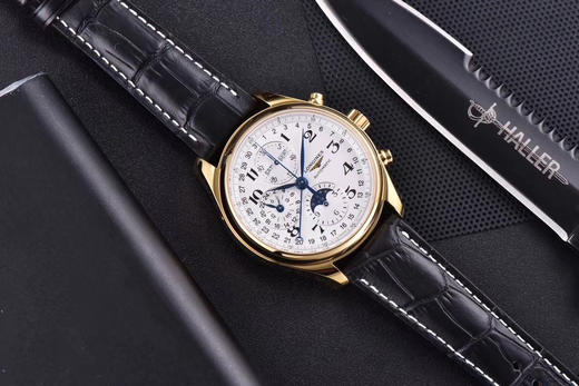 3M浪琴名匠优雅系列42mm大号月相男表，官方型号L2.773.4.78.3（具体型号看颜色搭配），100%原装分解开模生产 商品图9