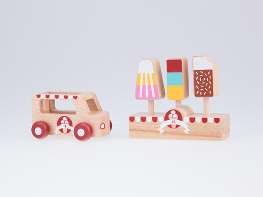 冰淇淋迷你车组公路车迷你车组电力车迷你车组面包车迷你车组 商品图2