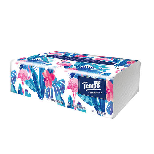 Tempo得宝软抽纸巾Mini系列4层加厚80抽18包整箱装 商品图6