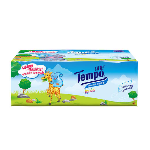 Tempo得宝软抽纸巾婴儿专用4层加厚90抽18包整箱装纸巾 商品图5