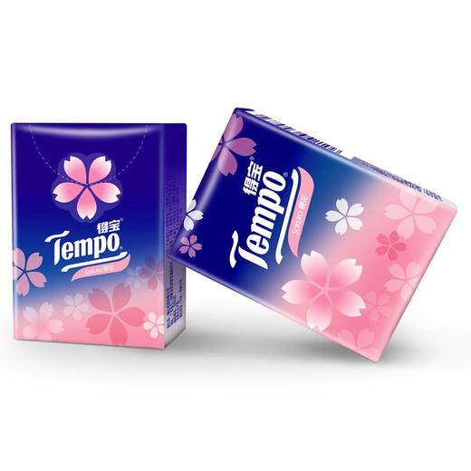 Tempo得宝手帕纸樱花味4层24包纸巾小包便携装手帕纸餐巾纸 商品图3