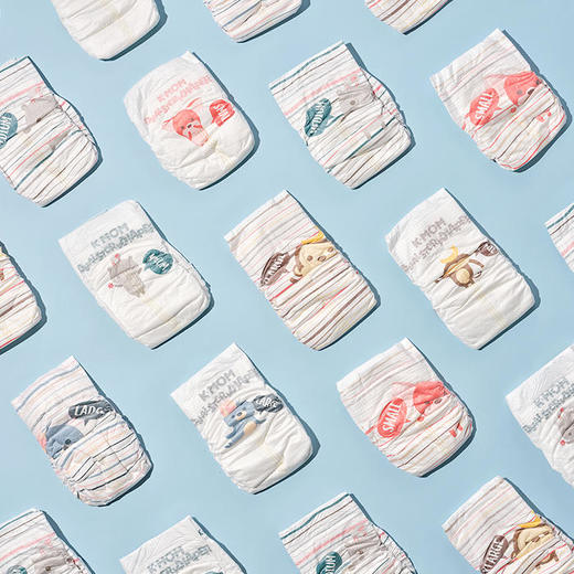 韩国K-MOM宝宝故事纸尿裤超薄超柔瞬吸婴儿KMOM尿不湿S/M/L/XL码 商品图3