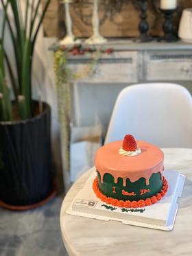 少女可爱聚会复古生日奶油蛋糕