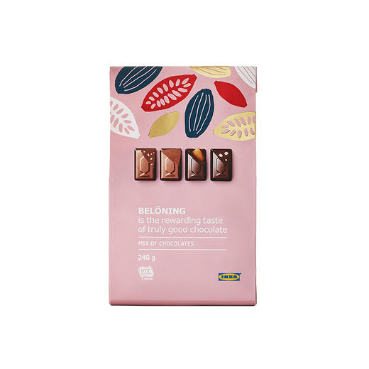 IKEA 宜家 BELÖNING 混合口味巧克力 240g 商品图0