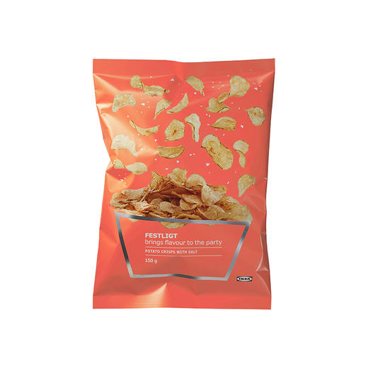 IKEA 宜家 FESTLIGT 薯片 盐腌 150g 商品图0