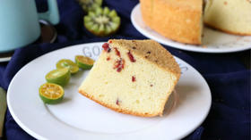 蔓越莓藜麦戚风蛋糕