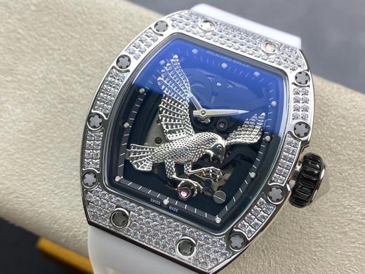 理查德米勒 Richard Mille RM23-02 飞鹰 搭载原装进口机械 尺寸43*50毫米 防水胶带配原装折叠扣 金属雄鹰设计霸气 商品图13