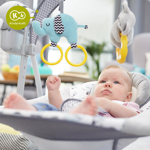 （K-1)婴儿电动摇摇椅宝宝摇篮躺椅哄娃哄睡新生儿安抚椅摇摇床 商品图4