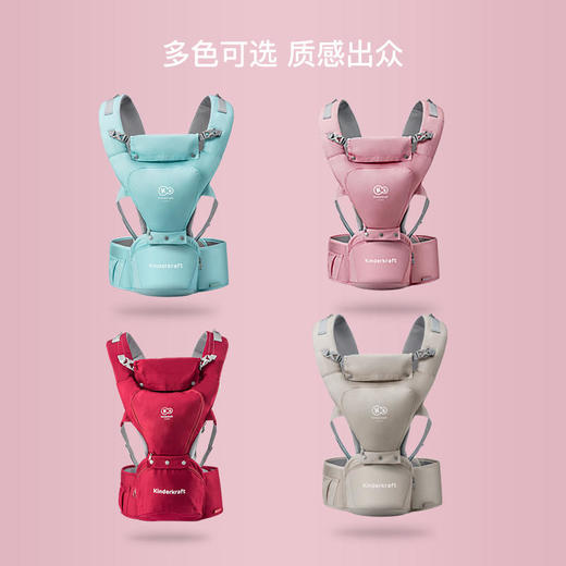 （K-4)婴儿背带多功能四季通用轻便坐凳腰凳抱娃宝宝前抱式初新生儿 商品图4