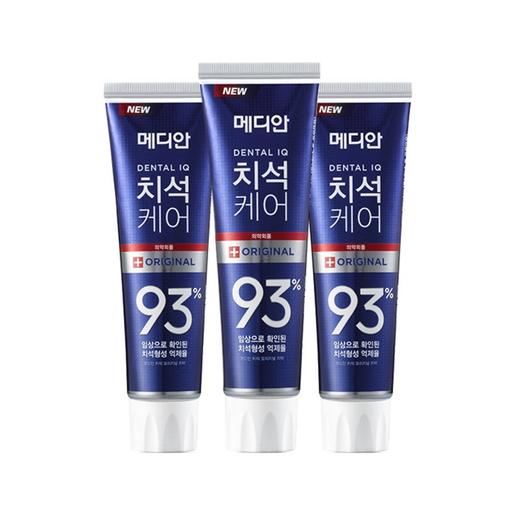 韩国爱茉莉Amore麦迪安牙石护理93清洁牙膏120g蓝色 商品图0