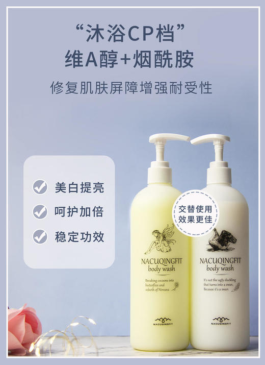 澳洲品牌海肌兰沐浴露：成分添加被誉为沐浴界“海蓝之谜”、“SK-II”去鸡皮抗衰老多重功效（520ml*2瓶装） 商品图6